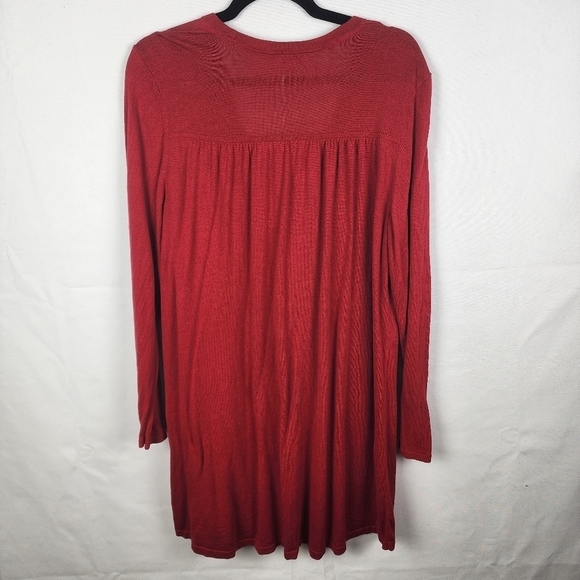 J Jill V-neck Button Up Long Cardigan SIZE Large - Picture 2 of 7